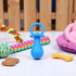 Juroicessry 1 Blue Dog Pacifier,Chew Toys,Mini Bite Resistant Bell Shape Rubber Pacifier,Pet Dog Puppy Molar Chew