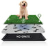 HQ4US 4LEGS Dog Grass Pad with Tray Small 23" x 16", Ultra-Absorbent