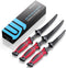 Sidomma Fillet Knife and Bait Knife Set Performance 5"-6"-7" G4116 German Flex