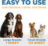 32 Gull Living Washes Dry Shampoo Sheets for Dogs and Puppies - Water Activated Hypoallergenic Dog Shampoo Sheets