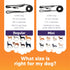 Sidekick Dog Headcollar with Leash - Effective Training Tool for Leash Reactivity (Black, Mini (1/4"))