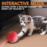 Rocfish Durable Interactive Cat Toys for Indoor Cats, Smart Automatic Cat Chase Ball Toy, Upgraded Speedy Tail Kitten
