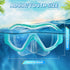Supertrip Adult Swim Goggles - Tempered Glass Snorkeling Gear with Nose Cover