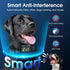 DINJOO Bark Collar for Large Medium Small Dogs, Rechargeable Anti Barking Training Collar with 8 Adjustable Sensitivity