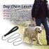Heavy Duty Metal Dog Leash - 6 FT Chew Proof Pet Leash Chain with Soft Padded Handle for Large & Medium Dogs