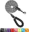 Heavy Duty Dog Leash - 2/4/5/6/8/10 Foot Rope Leash with Padded Handle and Reflective, Puppy Training Leash for Dogs,