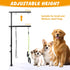 27-37 inch, Hammock, ondware Dog Grooming Arm with Dual-Spiral Clamp, Adjustable Height Dog Grooming Table Arm