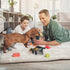 IFOYO Squeaky Dog Toys, Dinosaur Puppy Toys, Plush Interactive Dog Toys for Small Medium Dogs, Enrichment Hide and Seek