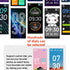 Fitness Tracker Smart Watch with Heart Rate, Blood Pressure, Blood Oxygen, Sleep Monitor, Pedometer for Kids, Men, Women