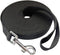 Nylon Training Dog Leash for Small Medium Large Dogs, 15ft 20ft 30ft 50ft Long Leash for Obedience (1" x 30ft, Black)