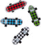 Fun Express Mini Skateboards Checkerboard Pattern - 36 Pieces