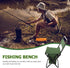 18.11X10.62X8.26 Inches Lightweight Portable Folding Chair with Storage Bag Multi-Function Compact Camping Stool
