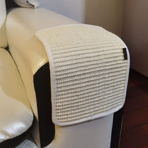 Cat Scratching Pad - Natural Sisal Sofa Corner Protector Scratching Mat for Anti-Slip Furniture Protection