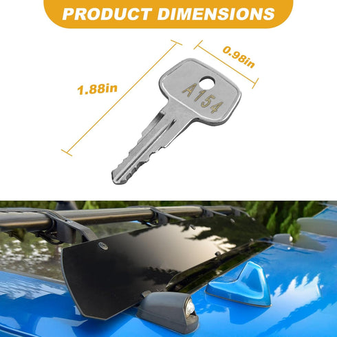 A154 SKS roof Rack Key,Replacement Keys for Yakima SKS Roof Racks, Carriers, Crossbars(2 Pack-Code A154) by VIDABTE