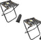 CHENEDY Camping Stool,2-Pack Portable Folding Stool with Carry Bag, 12in Portable Folding Chair