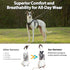 Escape Proof Dog Harness, Reflective No Slip Harness with Handle, Adjustable Vest for Large Dogs Walking and Training