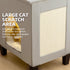 NUROMY Cat House for Indoor Cats Condo,Cat Furniture with Large Area Scratch PadLeather Cat Bed Side Table & Nightstand