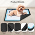 Sptnabv 24"x24" Pee Pad Holder for Dogs, Dog and Puppy Pee Pads Holder, Non-Slip & Leak-Proof & Portable Silicone Mat