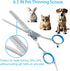 lengnoyp 5 1 in Premium Dog Grooming Scissors, Professional Dog Scissors for Grooming with Safety Round Tips, Stainless