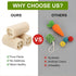 Qianyu 4 Chinchilla PCS Rabbit Chew Toys Natural Loofah Bunny Toys Pet Enrichment Accessories Bunny Teeth Grinding Toy