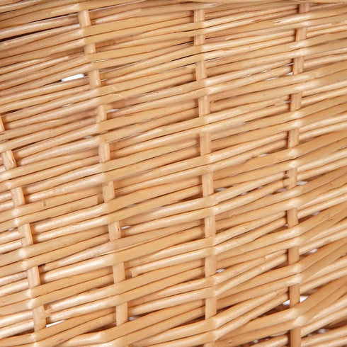Kids Bicycle Wicker Basket with Straps for 12-16 Inch Bikes, Tricycles, Scooters (Pink, Purple, Brown)