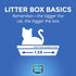 Fresh Step Clumping Cat Litter, 37 lbs total, Advanced Clean Paws Multi-Cat, 2 Pack of 18.5 lb Boxes