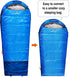REDCAMP Kids Mummy Sleeping Bag for Camping - 3 Season Cold Weather Fit for Boys, Girls, Teens