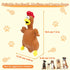 Natural Rubber Grilled Chicken Squeaky Dog Toys, Durable Chew Toys for Small Medium Large Dogs (3 Packs)