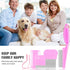 Cat & Dog Grooming Set, Fine Tooth Comb for Grooming, Removing Dandruff Flakes, Pink