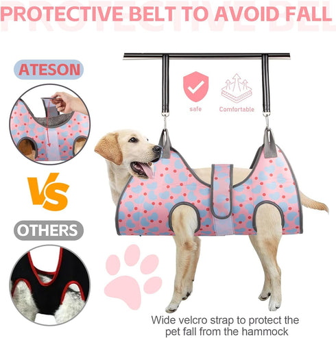 Hammock Trimming, Trimmers Dog Grooming for XXL Large Dogs Nail Dog Grooming Harness for Cutting Nails, Pet Grooming