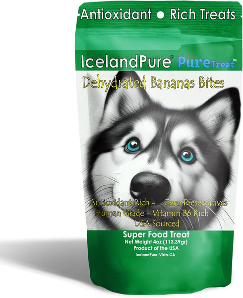 Dehydrated Bananas, Pure Treats, Small Batch Dehydrated, Considered a Super Food