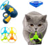 Flying Cat Toys, Interactive Cat Fetch Toy with 1 Light Up Spinning