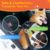 PartsBling Dog Car Harness, Dog Seat Belt Harness for Car, No Pull Adjustable Dog Harness with Seat Belt Attachment