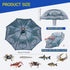 Generic 2 Pack 32ft Foldable Crawfish Trap, Heavy Duty Collapsible Minnow Crab Trap with Specialized Escape Vents