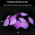 Uniclife Silicone Coral Plant Decorations, Glowing Artificial Ornament for Fish Tank, Yellow Ball Shape