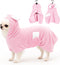 Pet Bathrobe Towel Dog Cat Drying Coat Super Absorbent Cute Dogs Bath
