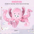 Dog Squeaky Toys Octopus, Tough Plush Toys for Large Medium Small Dogs, Funny Birthday Presents