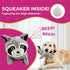 5-Pack Glow Pups Dog Puzzle Plush Toy Tree with Squeaky Raccoons, Interactive Hide and Seek Fun, Promotes Mental