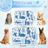 imiBBWQu Summer 27" 22" Cooling Pad Easter Pattern Travel Matt for Dogs Washable Cooling Dog Pad Dog Bed Mats Crate