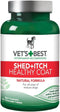Vet's Best Healthy Coat Shed & Itch Relief Dog Supplements | Relieve