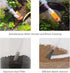 Compact Aquarium Siphon Vacuum and Water Changer Kit with Cleaning Brush for Small Fish Tanks
