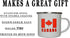 Rogue River Tactical Canadian Flag Camp Mug, Enamel Camping Coffee Cup Gift with Canada Maple Leaf
