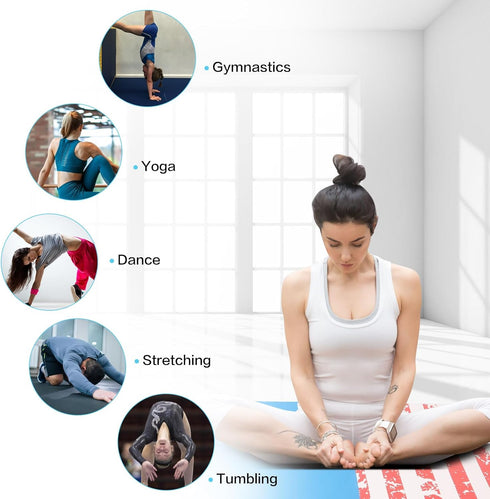 4 4'X8'X2" 4'X10'X2" 100% Modern-Depo Gymnastics Mat for Home Panels Folding or With Handle, Hook Loop, Waterproof