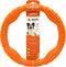 LaRoo Floating Flying Dog Disc Toys, Summer Pet Training Outdoor Chew Toys for Medium and Large Dogs (Large Orange/30cm)