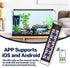 Programmable (WCL20-24B) OYO WATER Smart LED Aquarium Light with App Control, Full Spectrum RGB, Bluetooth Enabled