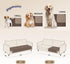 gogobunny 100% Double-Sided Waterproof Dog Bed Cover, Pet Blanket for Furniture Protector, Reversible (30x30 Inch (Pack