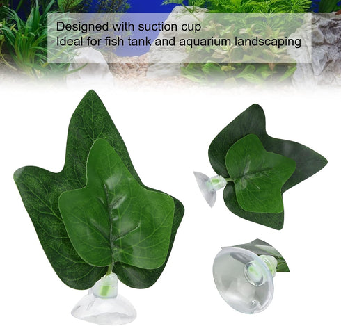 Tnfeeon Betta Spawning Grounds, Fish Tank Landscaping Decoration Betta Fish Hammock Betta Bed Leaf Hammock Leaf Hammock for Resting and Breeding
