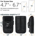 WYNEX Tactical Molle Phone Pouch with Compass Buckle, Universal Cell Phone Holster for IP 15/14/13 Pro Max/S22/S21