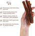 Pupford Thick Bully Sticks for Dogs & Puppies, Smoked, Natural, Long-Lasting, 6", 10 Count