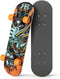 Rude Boyz 17" Micro Complete Skateboard - Maple Wood, ABEC 7 Bearings, Double Kick Concave for Kids Ages 2-5